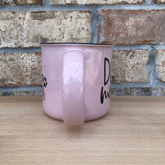 Dog Mama Coffee Te Ceramic  Large  Ping Black White Mug by Eccolo. - Picture 4 of 11